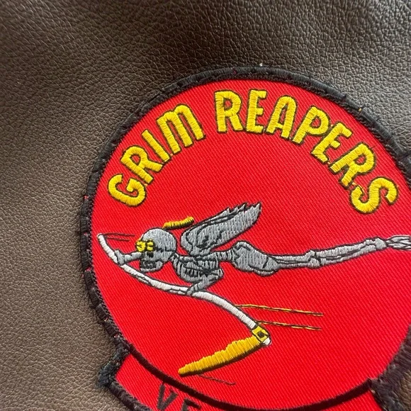 SALE***Vintage Adventure Bound Bomber Flight Leather Jacket One Of A Kind - Picture 14 of 16